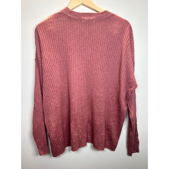 Madewell Women's NH413 Plus Size 1X Donegal Lawson Crop Pullover Sweater NWT - Picture 3 of 10